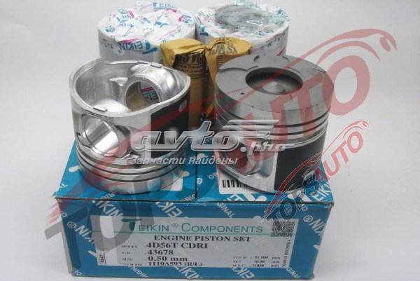 43678050 Teikin juego de piston para motor, 2da reparación (+ 0,50)