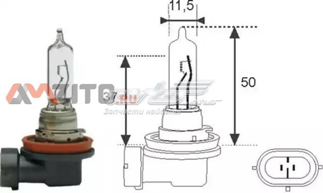 2548100000 Magneti Marelli bombilla halógena