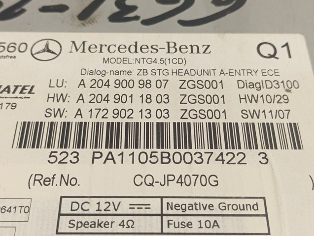 Comprar A2049009807 Mercedes 