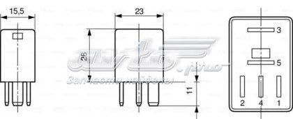 0332207319 Bosch relé, faro antiniebla