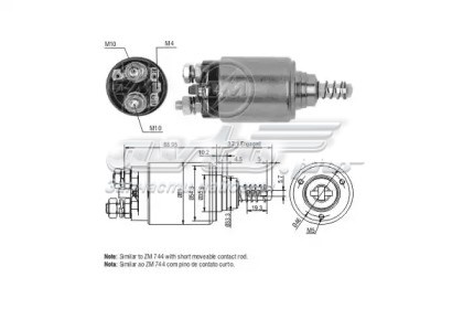 ZM744 ZM interruptor magnético, estárter