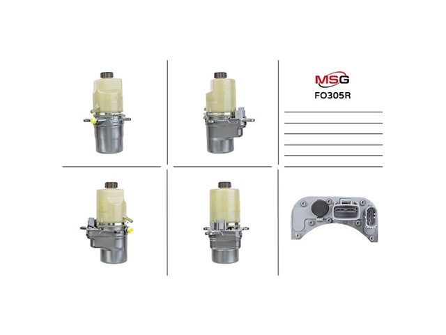 FO305R MSG Rebuilding Bomba hidráulica de dirección