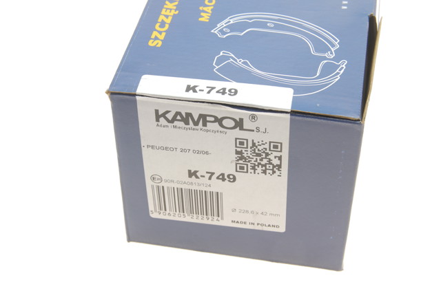 Zapatas de freno de tambor traseras Kampol K749 precio, desde 31,08 EUR