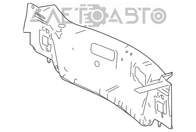 5830742020 Toyota panel trasero de maletero