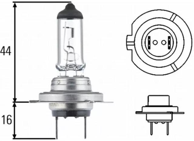 13-06-01-0350 HELLA bombilla de diodo (led)