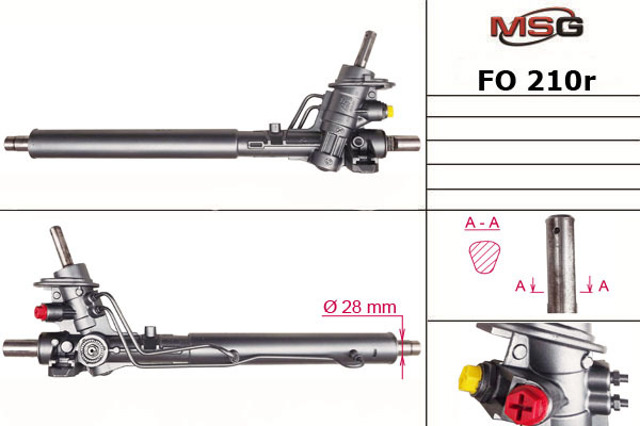 Engranaje de dirección MSG Rebuilding FO210R precio, desde 191,66 EUR