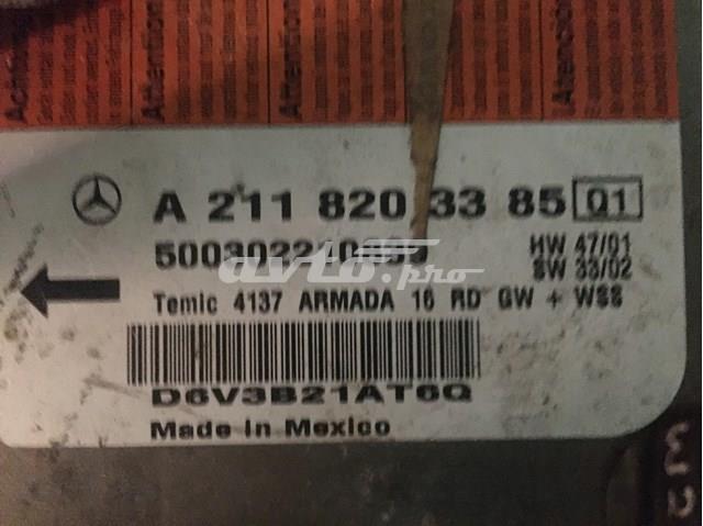 A2118203385 Mercedes procesador del modulo de control de airbag