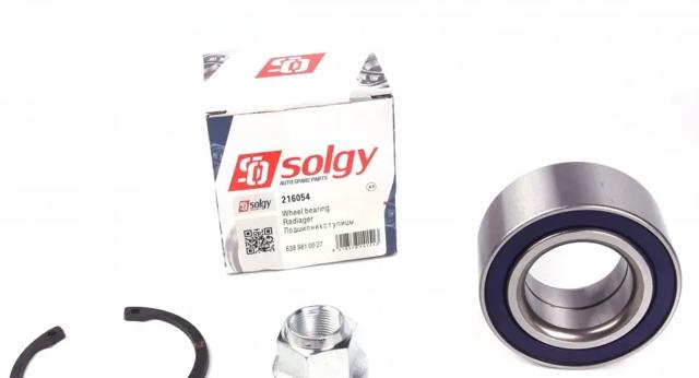 Cojinete de cubo delantero/trasero 216054 Solgy