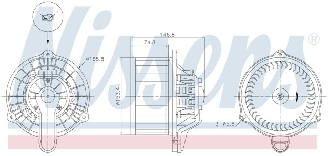 Ventilador interior KIA Carens 