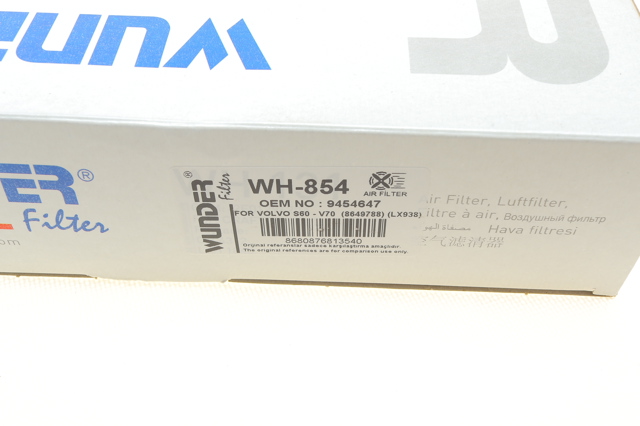 WH854 Wunder Filtro de aire de motor
