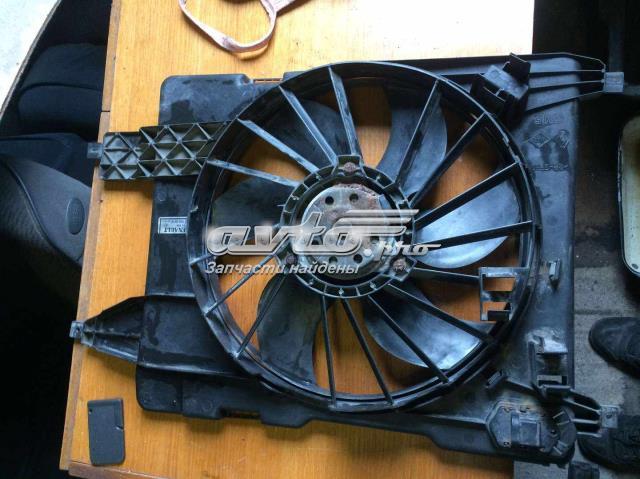 Difusor de radiador, ventilador de refrigeración, condensador del aire acondicionado, completo con motor y rodete RENAULT 8200151464