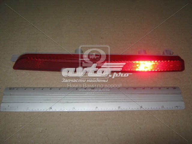 2161408LUS Depo/Loro/Abakus Reflector, paragolpes trasero, izquierdo