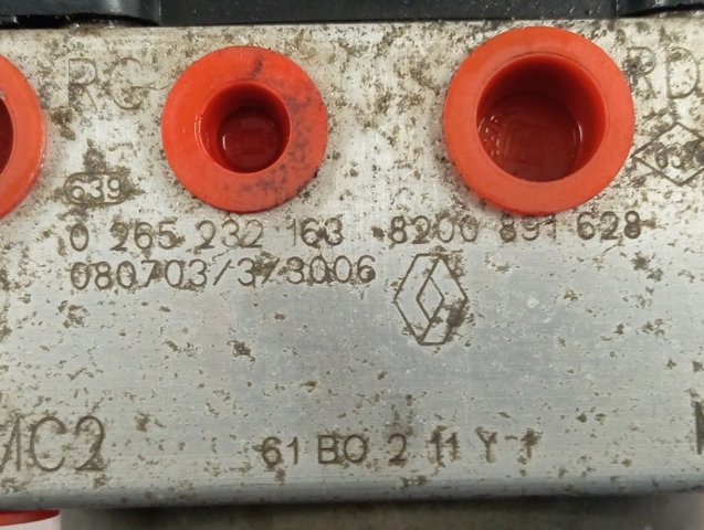 Módulo hidráulico ABS Renault (RVI) 0265232163