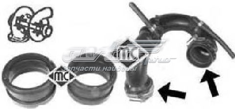 Anillo del conducto de aire de sobrealimentación Metalcaucho 4642