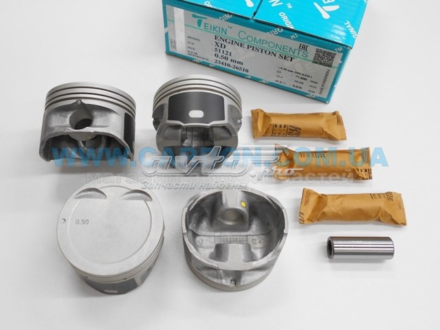 51121050 Teikin juego de piston para motor, 2da reparación (+ 0,50)