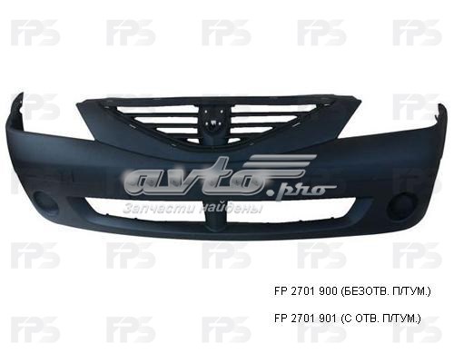 FP2701901 FPS Paragolpes delantero