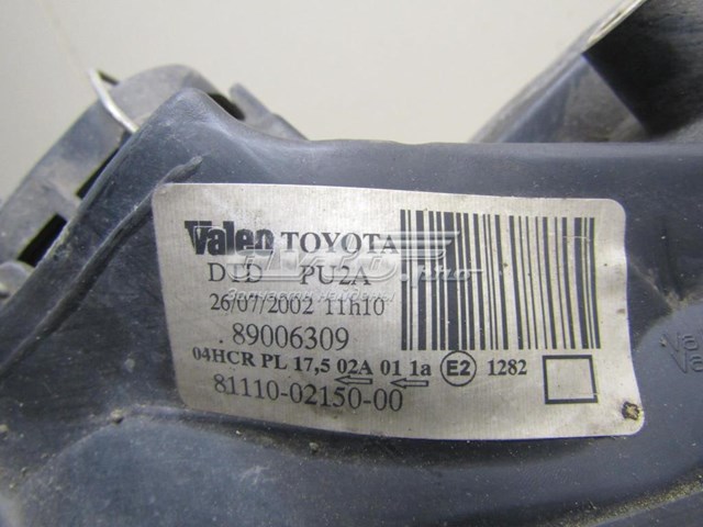 8111002150 Toyota faro derecho