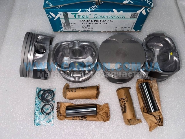 Juego De Piston Para Motor, 2da reparación (+ 0,50) Chevrolet Captiva 2 (C140)