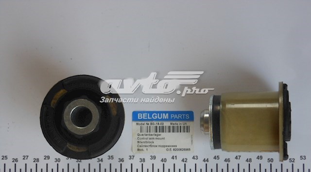 Buje silencioso del subchasis delantero BG1802 Belgum
