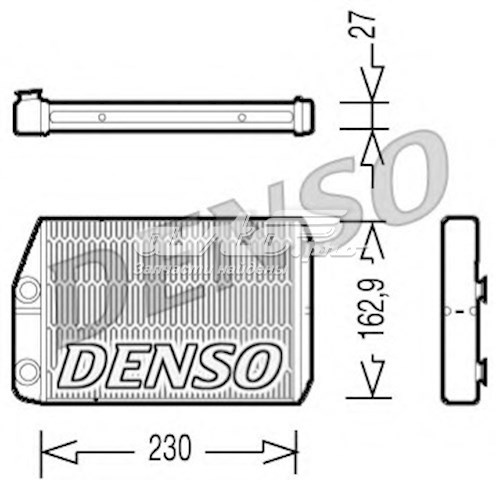 Radiador de calefacción DENSO DRR09034