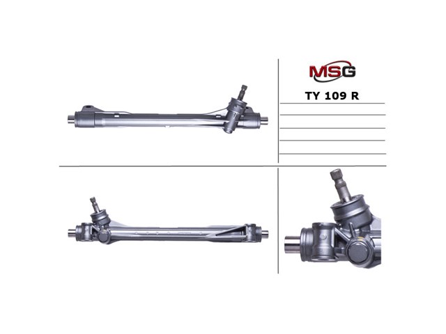 TY109R MSG Rebuilding Cremallera caja de direccion