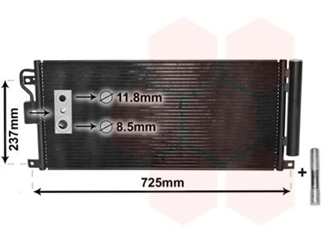 37005638 VAN Wezel condensador aire acondicionado