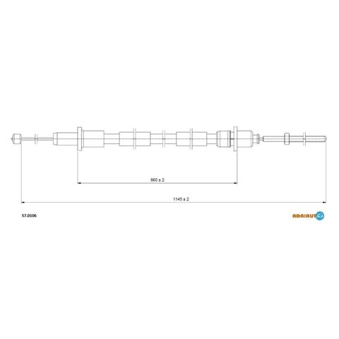 22522 Akron Malo cable de embrague