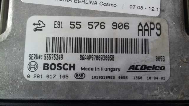 ECU 0281017105 Opel