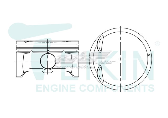 Juego De Piston Para Motor, STD Mazda 5 (CR)