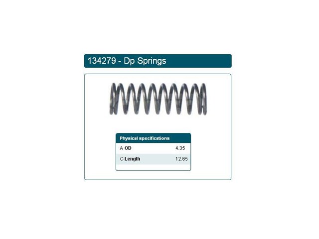 Kit de reparación de motor de arranque 134279 Cargo