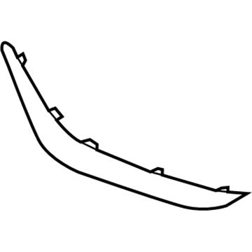 Moldura de parachoques trasero izquierdo Hyundai/Kia 86627G5000 precio, desde 27,17 USD