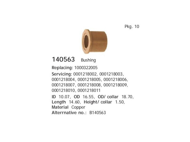 Comprar 140563 Cargo Buje de arranque