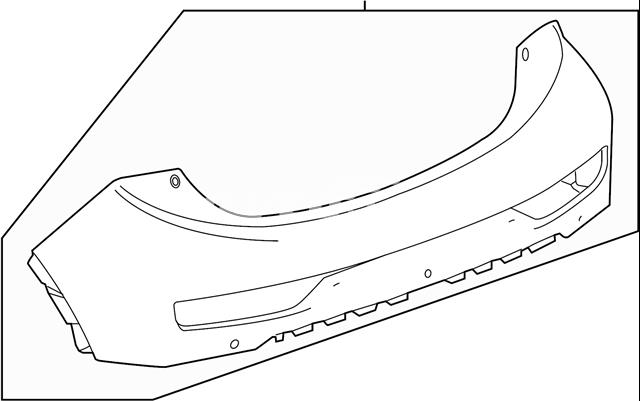 Parachoques trasero, parte superior para Chevrolet BOLT (EV)