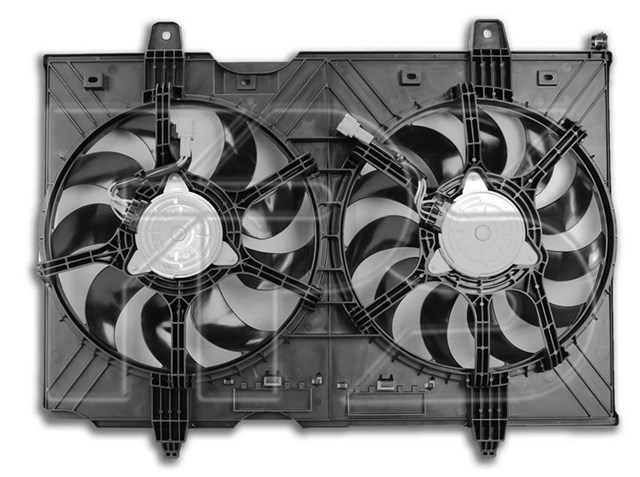 FP 50 W134 FPS difusor de radiador, ventilador de refrigeración, condensador del aire acondicionado, completo con motor y rodete