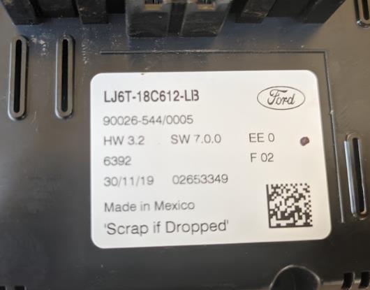 Unidad de control de la ventilación para Ford Escape III DFK