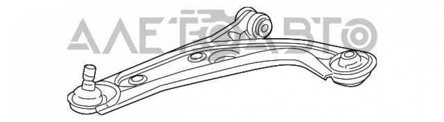 Brazo inferior derecho de la suspensión delantera Chrysler 4877742AD precio, desde 57,16 EUR