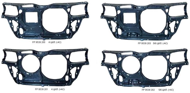 FP9539201 FPS Soporte vertical del radiador (panel de montaje de faros)