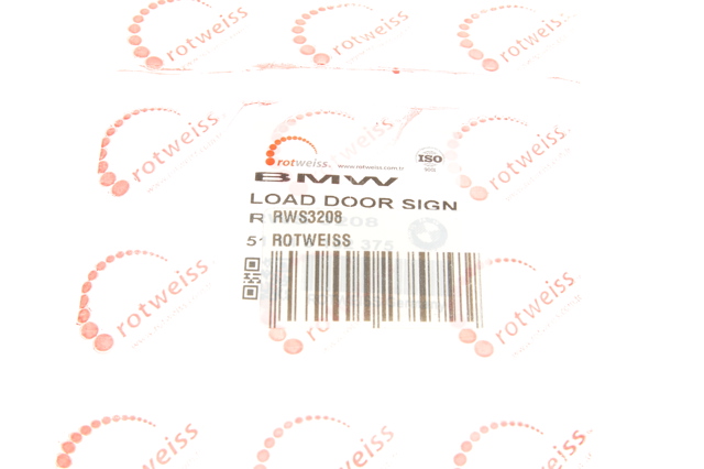RWS3208 Rotweiss Emblema de capot 