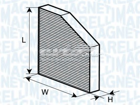 Filtro de habitáculo MAGNETI MARELLI 350203062070