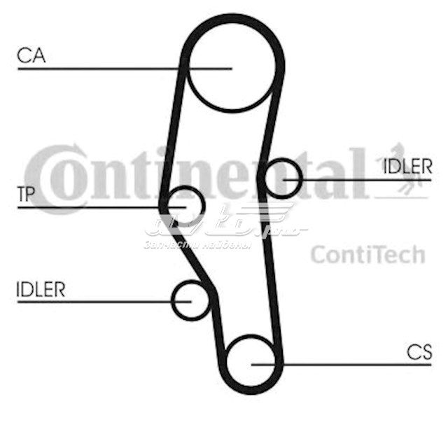 CT589K2 Continental/Siemens kit correa de distribución