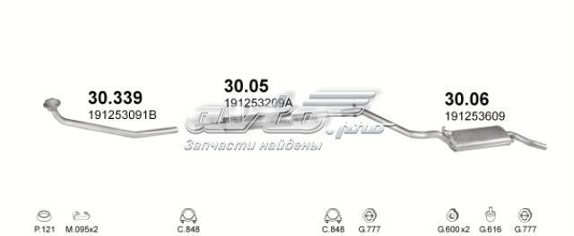 30.06 Polmostrow silenciador posterior