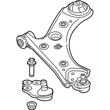 68429726AA Chrysler barra oscilante, suspensión de ruedas delantera, inferior izquierda