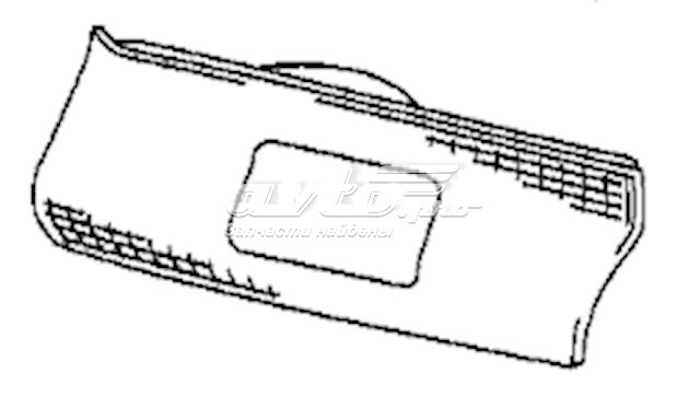 Cristal piloto posterior interior derecho para Toyota Camry (V20)