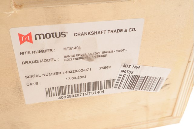 MTS 1404 Motus motor completo