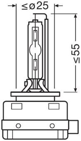 Bombilla De Xenon OSRAM 66140XNN